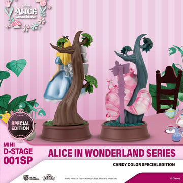 Beast Kingdom MDS-001SP Disney Pixar Alice in Wonderland Series - Candy Color Special Edition Mini Diorama Stage Figure Statue